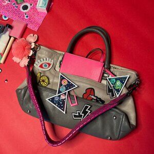 Vintage Tignanello Leather Bag & Wallet – Unique Upcycled DIY Kit